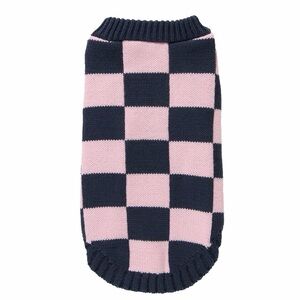 Top Paw Pink and Black Dog Sweater